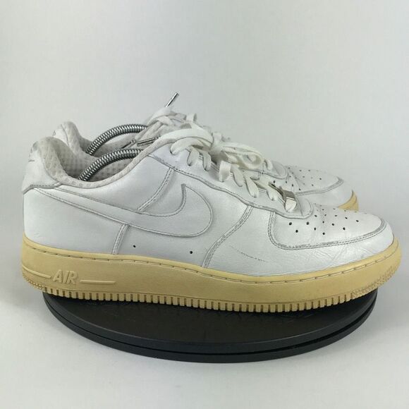 Nike Air Force 1 Premium White Leather 2006 315180-111 Men’s Size 12 - Picture 4 of 12